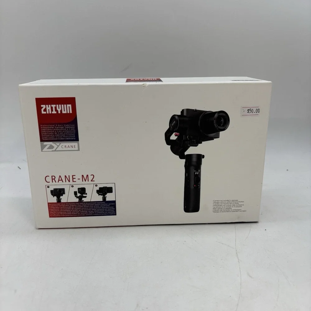 Zhiyun Crane-M2 Gimbal Stabilizer for Camera Smartphone, 360° Rotation, OLED